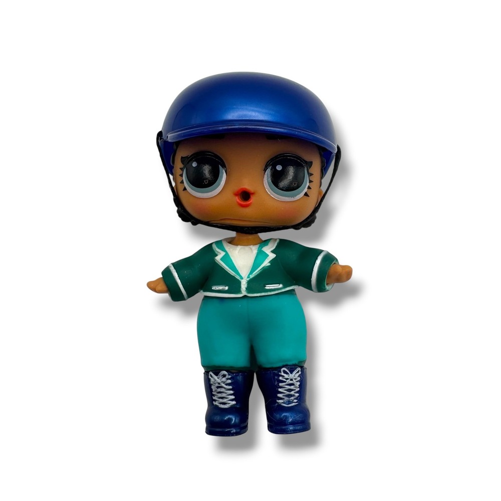 L.O.L. Surprise! Equestrian Race Rider Doll With Helmet Girl Green Blue